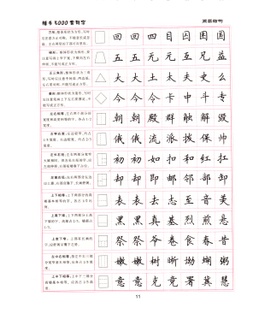 卢中南《5000常用字楷书字帖》