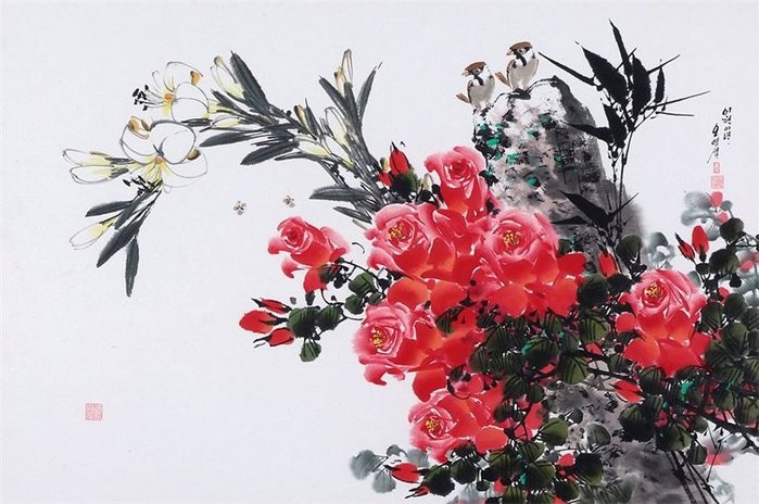 朝鲜_Oh_Young_Seong_的花鸟画欣赏朝鲜_Oh_Young_Seong_的花鸟画欣赏0003 朝鲜_Oh_Young_Seong_的花鸟画欣赏朝鲜_Oh_Young_Seong_的花鸟画欣赏0003