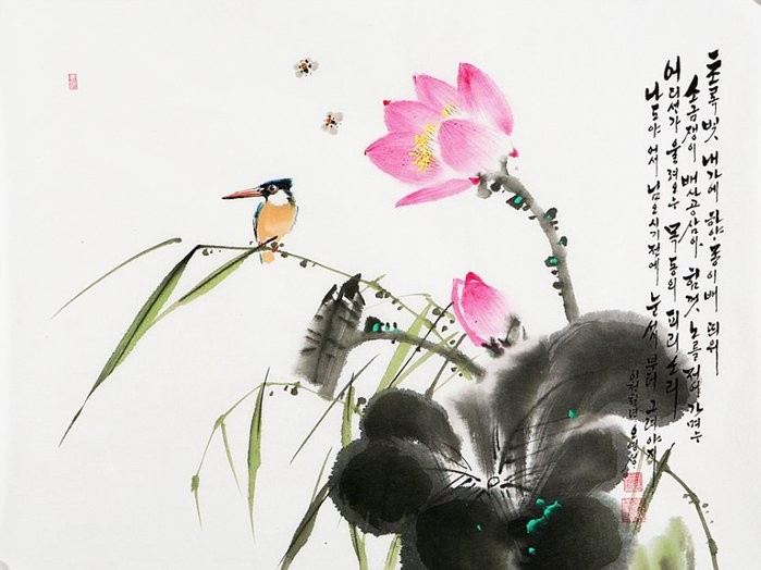 朝鲜_Oh_Young_Seong_的花鸟画欣赏朝鲜_Oh_Young_Seong_的花鸟画欣赏0011 朝鲜_Oh_Young_Seong_的花鸟画欣赏朝鲜_Oh_Young_Seong_的花鸟画欣赏0011
