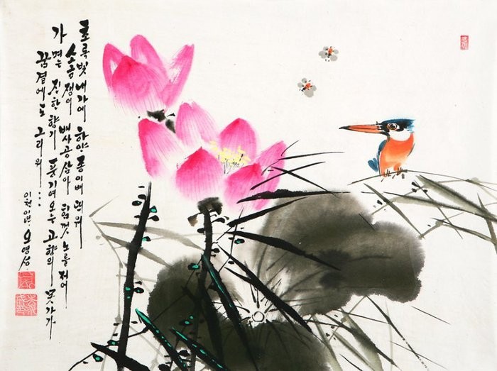 朝鲜_Oh_Young_Seong_的花鸟画欣赏朝鲜_Oh_Young_Seong_的花鸟画欣赏0014 朝鲜_Oh_Young_Seong_的花鸟画欣赏朝鲜_Oh_Young_Seong_的花鸟画欣赏0014