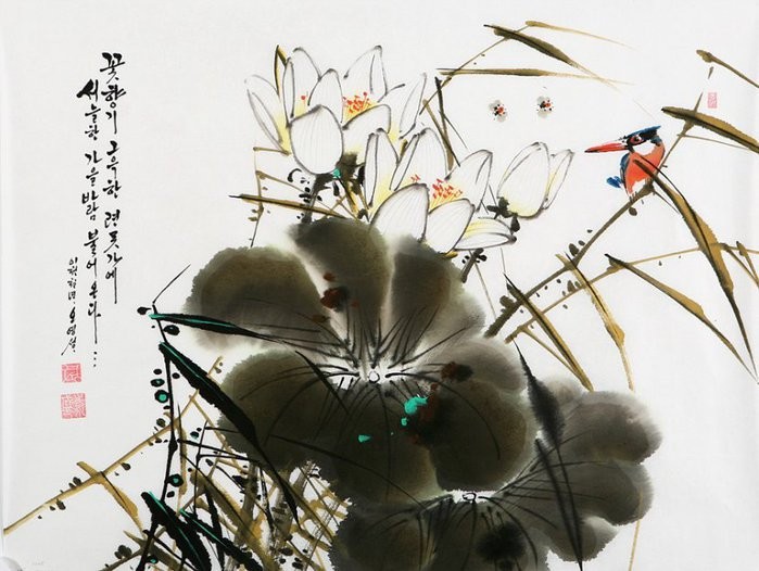朝鲜_Oh_Young_Seong_的花鸟画欣赏朝鲜_Oh_Young_Seong_的花鸟画欣赏0021 朝鲜_Oh_Young_Seong_的花鸟画欣赏朝鲜_Oh_Young_Seong_的花鸟画欣赏0021
