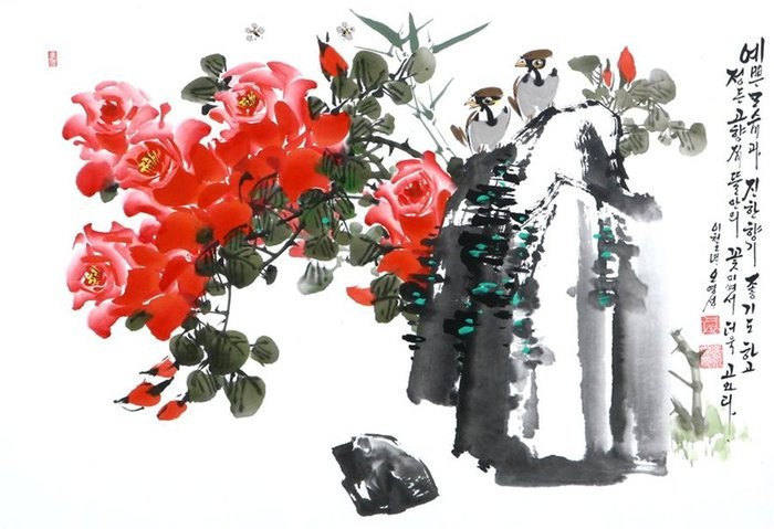 朝鲜_Oh_Young_Seong_的花鸟画欣赏朝鲜_Oh_Young_Seong_的花鸟画欣赏0023 朝鲜_Oh_Young_Seong_的花鸟画欣赏朝鲜_Oh_Young_Seong_的花鸟画欣赏0023