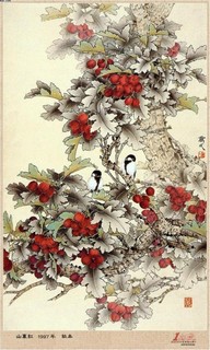 画家万一工笔画欣赏