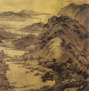 中国传世山水名画:唐代五代0022作品欣赏